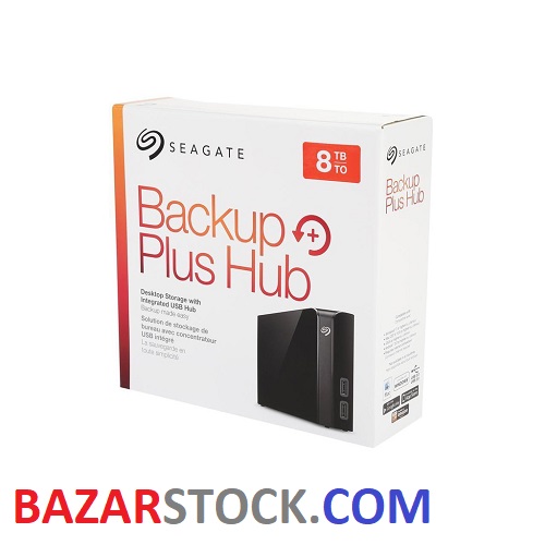 هارددیسک اکسترنال سیگیت مدل Backup Plus Desktop ظرفیت 8 ترابایت ا Seagate Backup Plus Desktop External