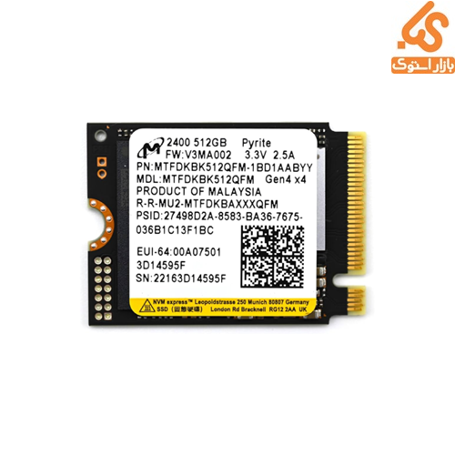 هارد اس اس دی 512 گیگ سرفیس پرو 8 و 9 M.2 SSD 2230 NVMe
