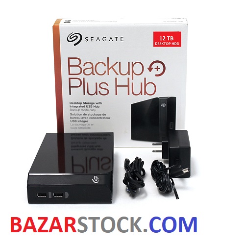 هارددیسک اکسترنال سیگیت مدل Backup Plus Hub Desktop ظرفیت 12 ترابایت ا Seagate Backup Plus Hub
