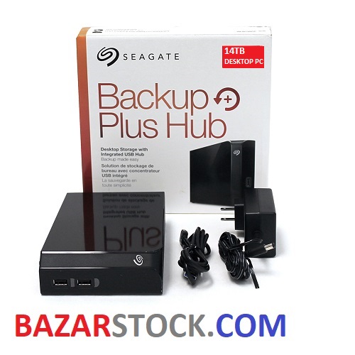 هارددیسک اکسترنال سیگیت مدل Backup Plus Hub Desktop ظرفیت 14 ترابایت ا Seagate Backup Plus Hub Desktop External Hard Disk - 14TB