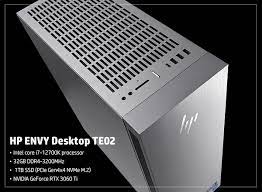 hp envy desktop pc te02-0000i کیس فوق حرفه ای