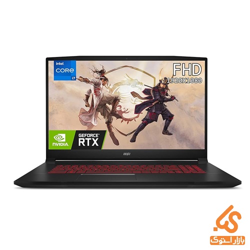 لپ تاپ 17 اینچ گیمینگ حرفه ای ام اس آی مدل MSI Katana GF76 11UD